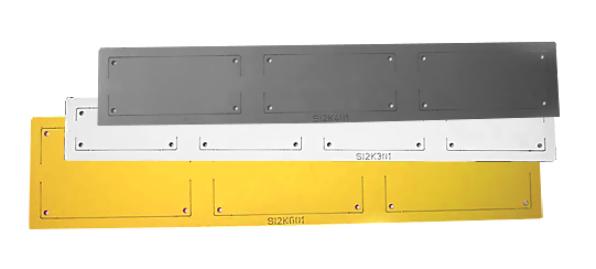 Identifieringsbricka 90x40 silver