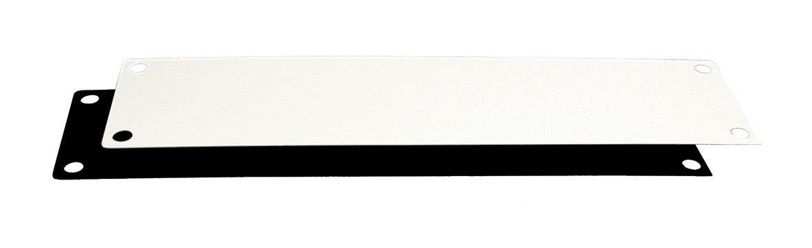 Identifieringsbricka 190x29 svart/vit