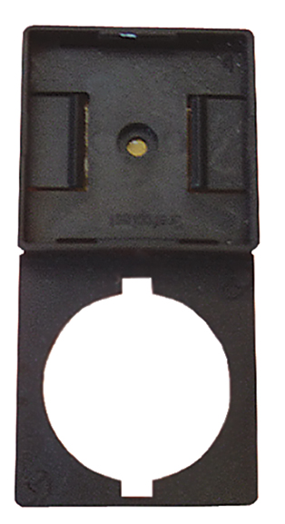 Fleximark haklappshållare tryckknappar