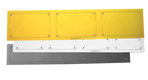 Identifieringsbricka 90x40 gul