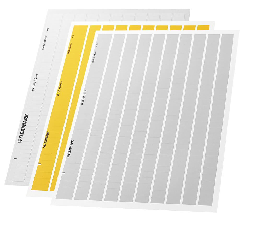 Komponenetetikett LA silver