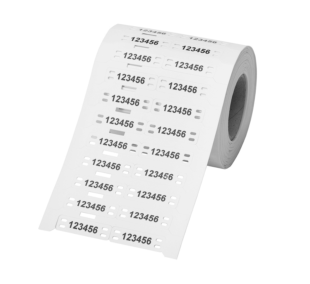 Cablelabel PUR 35x10 WH 2H Färg: Vit-0