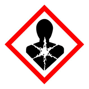 Faropiktogram GHS08 Hälsofarlig_ FXP Polyester