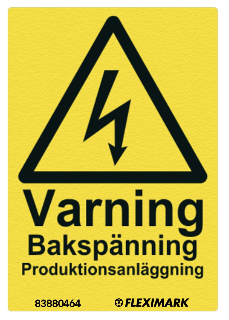 Bakspänning 52x75 dekal YE -0