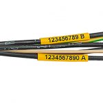 Organiserad krympslang gul, halogenfri-3594