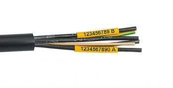 Organiserad krympslang gul, halogenfri-3594