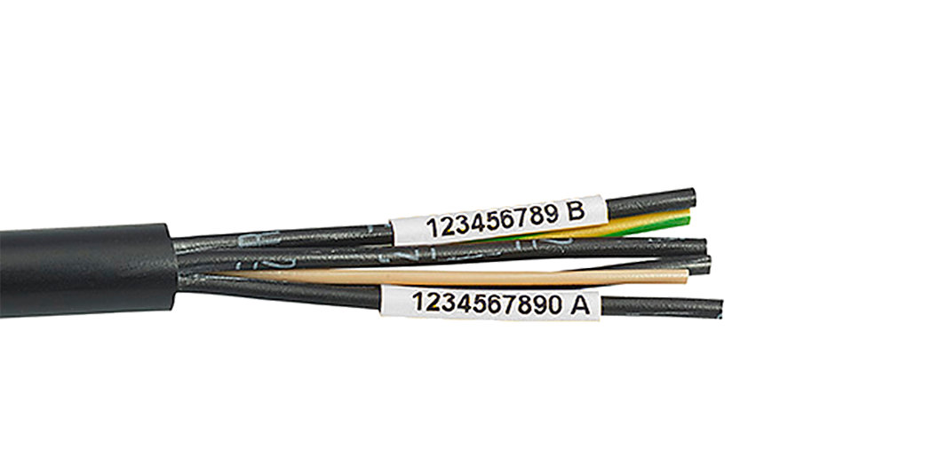 Organiserad krympslang vit, halogenfri-3596