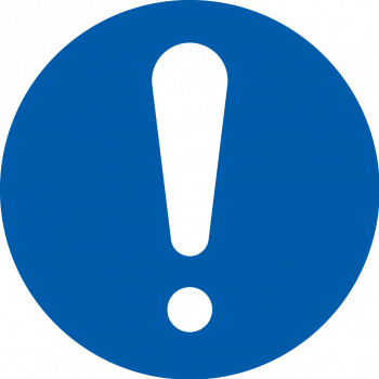 Påbud M001 ISO 7010 Varselmärkning-0