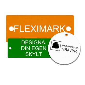 Egendesignad gravyrskylt